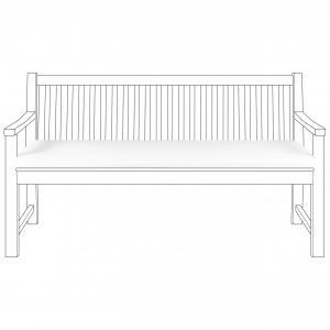 ПОДУШКИ ДЛЯ СКАМЕЙКИ Подушки White Vivara Beliani, белый