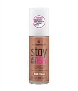Жидкая основа essence stay ALL DAY 16h long-lasting, Nr. 50 - Soft Caramel, 30 ml