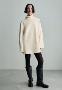 Платье Bershka WIDE SLEEVES, Beige