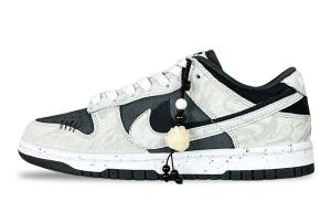 Nike Кроссовки для скейтбординга Dunk Ink Lotus с противоскользящим покрытием, износостойкие, унисекс, черные