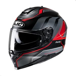 Шлем HJC C70 Nian HJ-20M Pin-lock, черный / красный