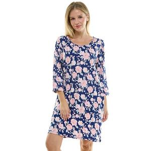 Женская уютная пижама-рубашка Croft & Barrow, Tia Floral Austin Rver