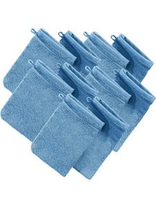 Erwin Müller Махровые рукавицы для мытья посуды, набор из 10 штук, Heidelberg, светло-голубого цвета