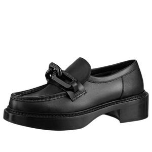 Кроссовки lv academy loafers 'black with chain' Louis Vuitton, черный