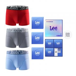 Классические трусы 101 для мужчин, набор из 3 штук Lee, синий