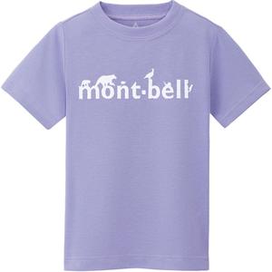Детская футболка MONTBELL, светло-фиолетовый