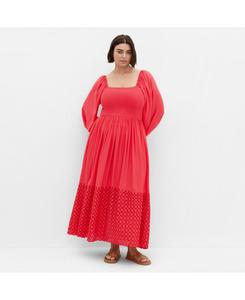 Платье Кая больших размеров CITY CHIC, Crimson