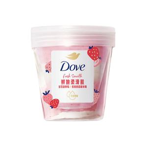 Мини-молочко Fruit Milk двухцветный скраб 250 г увлажняющий, отшелушивающий и питающий Dove