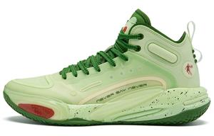 QIAODAN Ядовитый зуб REV баскетбольные кроссовки мужские высокие мерцающий зеленый, цвет Shimmer Green