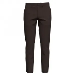 Брюки чинос Selected New Miles Slim Fit, коричневый