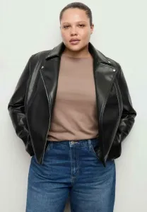 Куртка из искусственной кожи Mango, Black