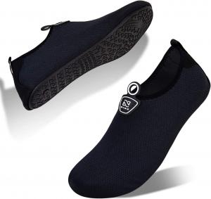 Водные обувь IceUnicorn для мужчин и женщин, пляжные, для плавания, акваноски, для бассейна, быстросохнущие, для йоги, глубокий черный