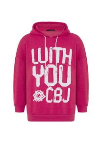 Толстовка с капюшоном и стильным принтом спереди Cipo & Baxx, красный