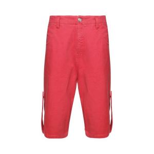 Шорты BLUEMARBLE Rhinestoned Tongue Baggy Denim Shorts, красный