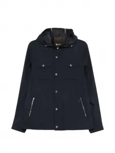 Куртка с капюшоном и карманами Moorer, синий