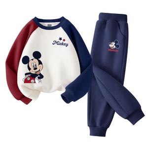 Детская повседневная спортивная одежда Disney, синий