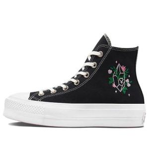 Кроссовки chuck taylor all star lift 'black white' Converse, черный