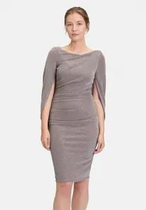 Коктейльное платье/вечернее платье в блестящем стиле Vera Mont, Taupe Silver