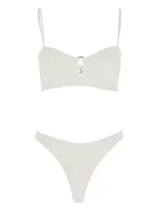 Бикини Misty с искусственным жемчугом Hunza G, белый