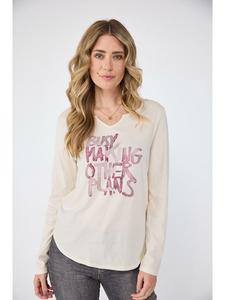 LIEBLINGSSTÜCK Футболка с длинными рукавами "Кордия" кремового цвета
