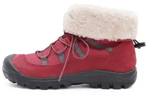 Зимние ботинки женские красный Slider