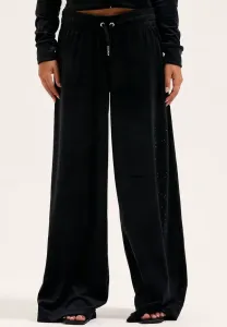 Спортивные штаны для бега cheviot с манжетами Juicy Couture, Black