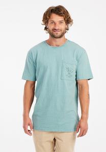 Футболка с принтом Protest, сине-зеленый