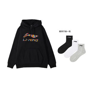 LINING Спортивная мода коллекция свитшот unisex black