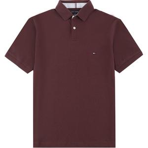 Tommy Hilfiger Бордовая поло для мужчин