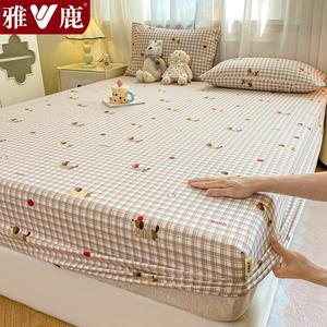 Yalu Простыня на резинке 200х220 см из хлопка, цвет Happy Dream Coffee