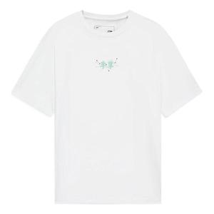 Футболка с маленьким логотипом Li-Ning, белый