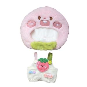 Хлопковый комбинезон с головой-фруктом для кукол, совместимый с куклами для детей от 3 лет YUEZHILIAN