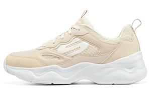 Кроссовки женские D"LITES AIRY 3.0 Chunky с низким верхом бежево-белого цвета Skechers