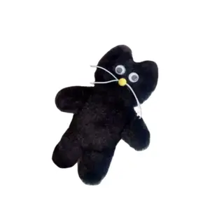 Мягкий и милый плюшевый кулон с усами котенка, высота 10 см Jinnew