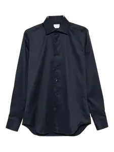 Хлопковая рубашка с длинными рукавами Xacus, черный