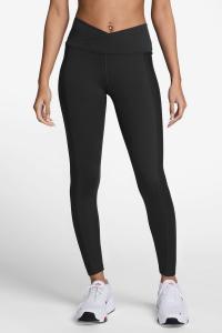 Леггинсы длиной 7/8 с высокой талией и одним обхватом Nike, черный