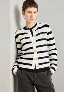 Кардиган Morgan Cardigan, Off White/Noir/Off-White
