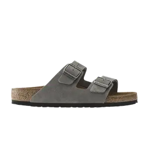 Сандалии Birkenstock Arizona Nubuk Leather, серый