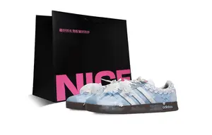 Adidas Neo VL Court 2.0 Ice Blue Sea Slip Resistant Abrasion Resistant низкие кроссовки для скейтбординга Unisex White Blue