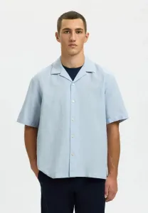 Футболка slhrlxclay res Selected, Dusty Blue