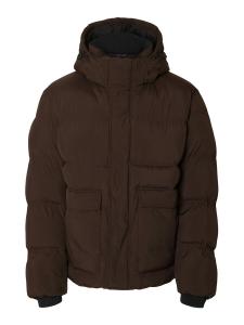 Зимняя куртка SELECTED SLHANDERS, темно-коричневый