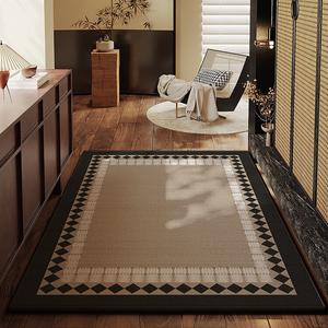 Budis Ковер 120х120 см для входной двери, уличный, французский винтаж, водостойкий, противоскользящий, съемный