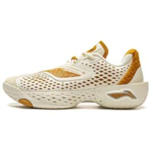 Li Ning BadFive 5 LOW амортизирующие нескользящие износостойкие дышащие сцепляющие низкие баскетбольные кроссовки Li-Ning, бежевый коричневый