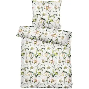 Постельное белье APELT «Лилия ГОЦ», цветение королевской лилии, серый