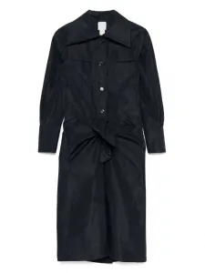 Платье с драпировкой PATOU, черный