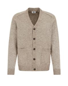 WE Fashion Вязаный кардиган светло-коричневого цвета