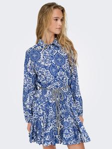 Короткое платье ONLY, синий/белый