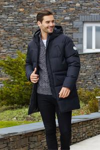 Удлиненная куртка с защитой от дождя Threadbare, черный