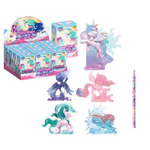 My Little Pony Magic мини-резиновая кукла карандаш стиль игрушка слепой коробка товары одиночный мистери бокс/полный бокс 12 шт KAYOU