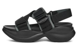 Пляжные сандалии женские черные Ugg